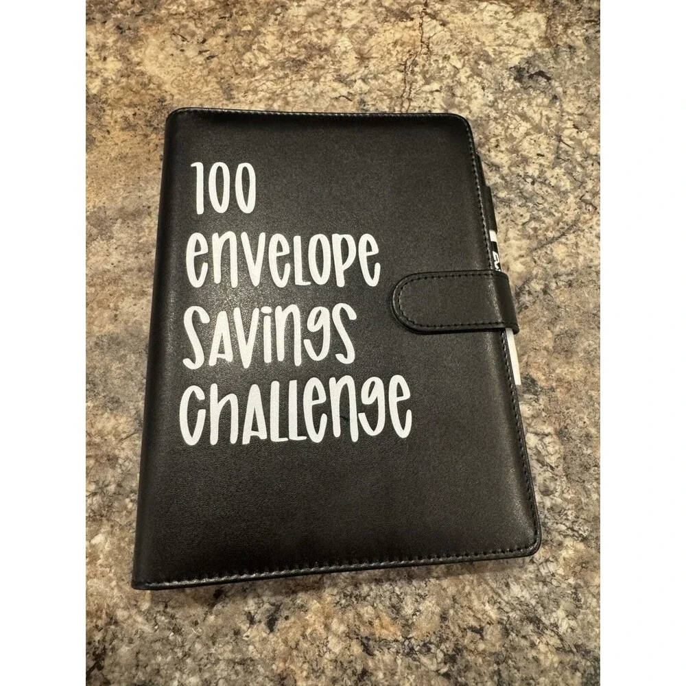 100 Envelope Challenge Binder 5050 100 Day Challenge Savings Note book New